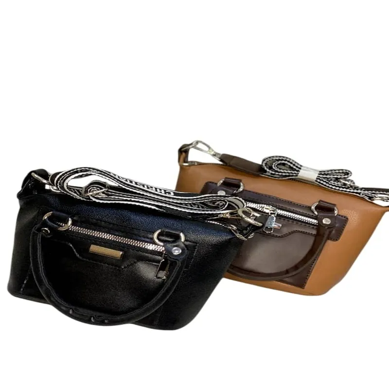 کیف چرم دوشی سایز متوسط 10078 مشکی