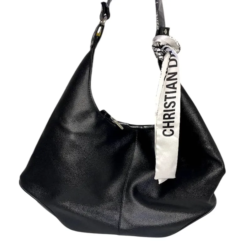 کیف چرم اویزنی مشکی 6608