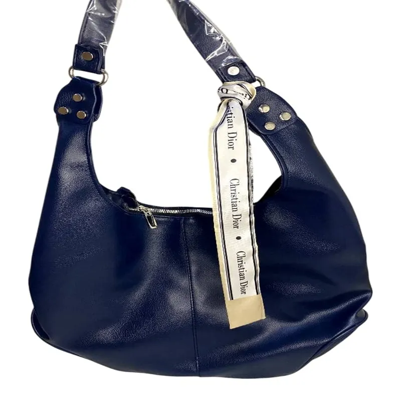 کیف چرمی اویزونی سرمه یی 6608