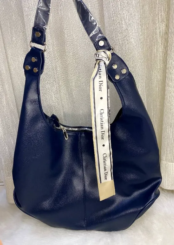 کیف چرمی اویزونی سرمه یی 6608