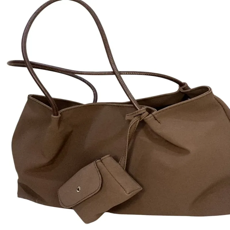 کیف جیر  قهویی سایز بزرگ 3343